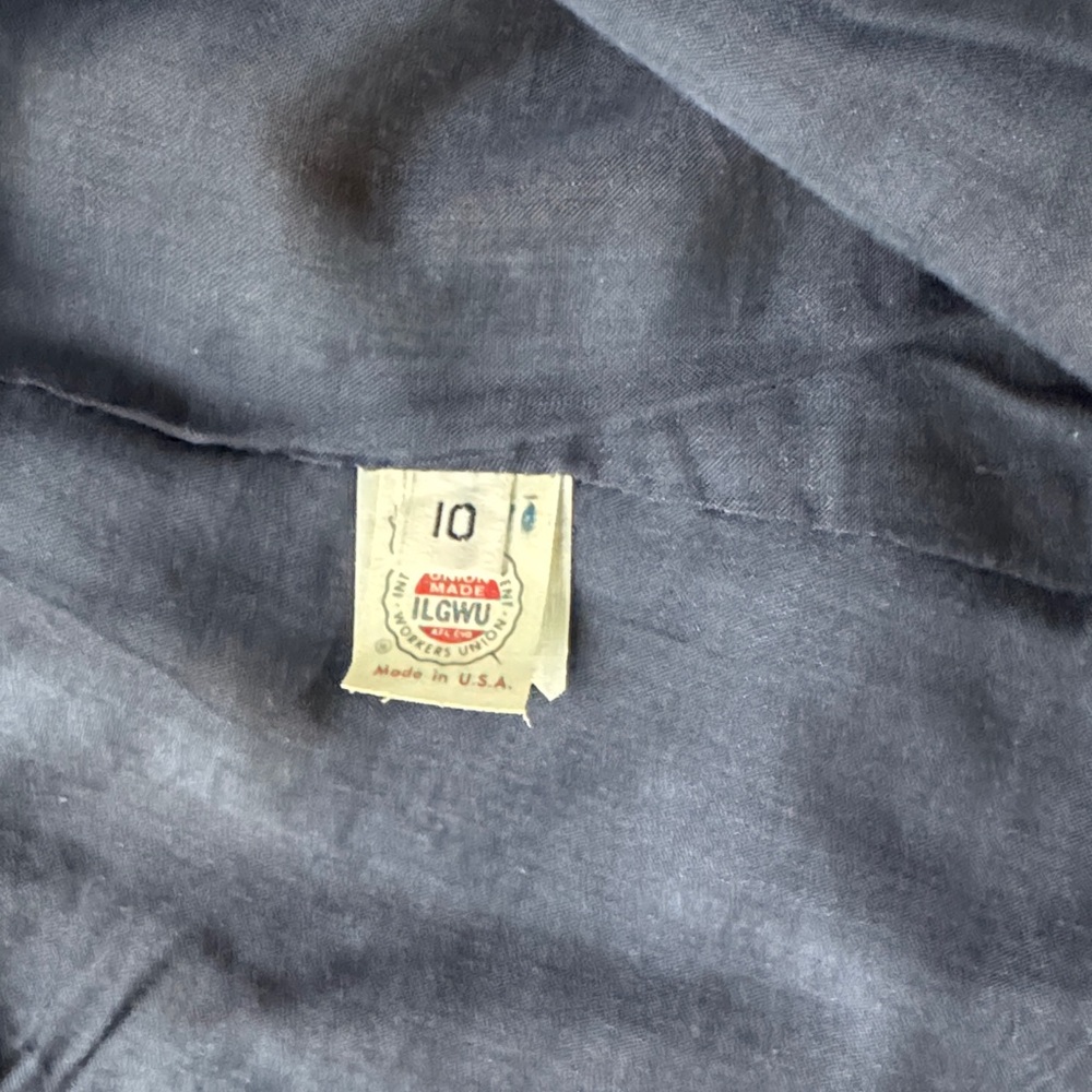 Vintage 70s Sears women’s Yellow and White Blue plaid pant suit - Picture 7 of 13